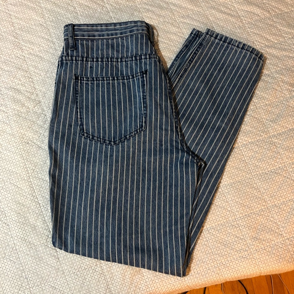 Striped jeans